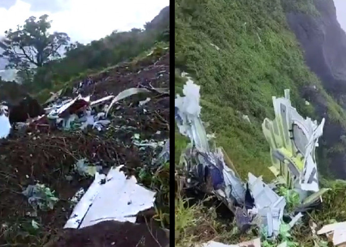 Puing Pesawat ATR 42-500 Ditemukan di Gunung Bulusaraung, Evakuasi Terkendala Cuaca Ekstrem