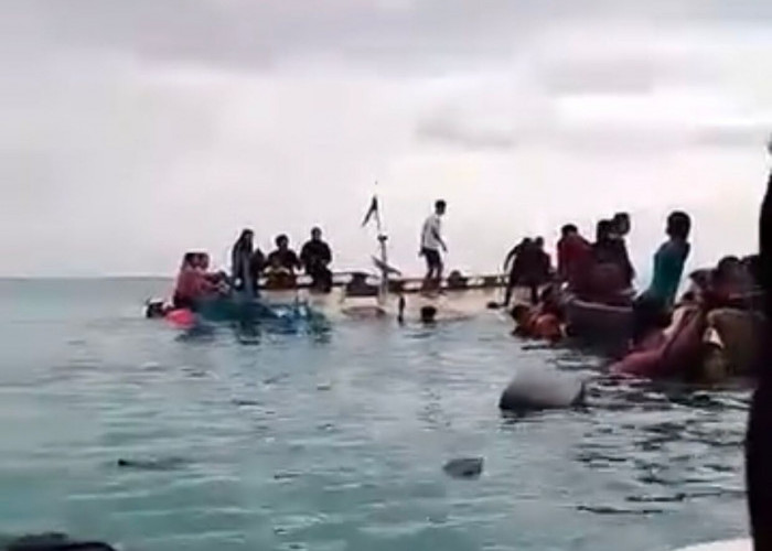 Kapal Nelayan Tabrak Karang di Perairan Maratua, 15 Penumpang Selamat