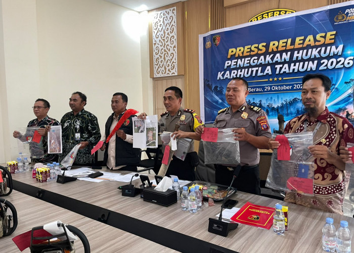 Polres Berau Naikkan Status Kasus Karhutla Korporasi PT PSR ke Penyidikan 
