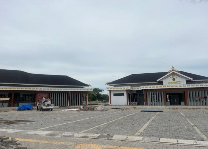 Proyek RTH di Depan Stadion Penglima Sentik Penajam Molor, Kontraktor Didenda Rp1,2 Juta per Hari