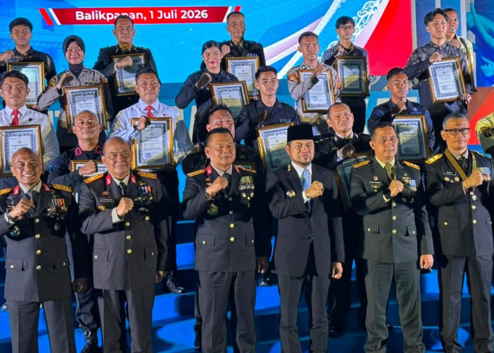 Hari Bhayangkara ke-80, Rudy Mas’ud: Stabilitas Keamanan Jadi Fondasi Pembangunan Kaltim
