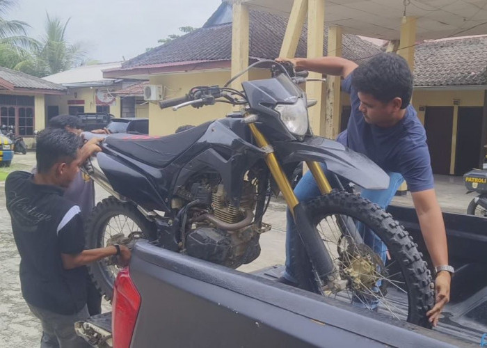 Kabur ke Balikpapan Bawa Motor Curian, Pelaku Ditangkap Tim Enggang Sangsaka Polsek Sangkulirang