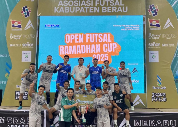 Tim Futsal Disway FC Juarai Turnamen Open Futsal Ramadan Cup 2025 Berau