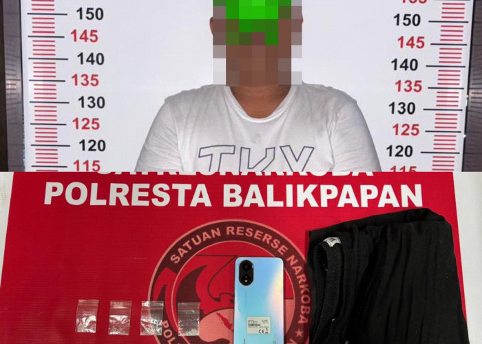 Simpan 4 Gram Sabu dalam Bungkus Rokok Bekas, Pria di Balikpapan Diciduk Petugas