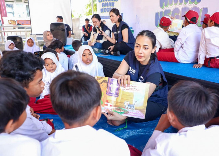 BRI Peduli Gelar Pelatihan Literasi Anak Negeri di Lombok Utara