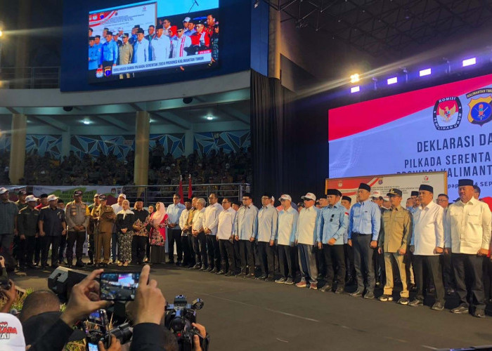 Pesan Ketua KPU RI pada Deklarasi Damai Pilkada Kaltim 2024 di Balikpapan