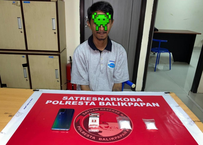 Bawa 2 Paket Sabu, Pria 3 Anak Ditangkap di Klandasan Balikpapan
