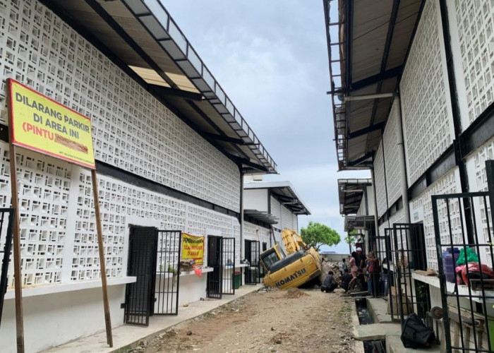 Tersisa 22 Hari Masa Kerja, Revitalisasi Blok D Pasar Klandasan di Angka 83,78 Persen 