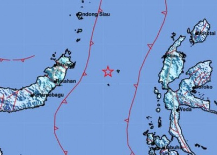 Gempa Berkekuatan M 5,6 Mengguncang Bitung, Sulut Pagi Ini