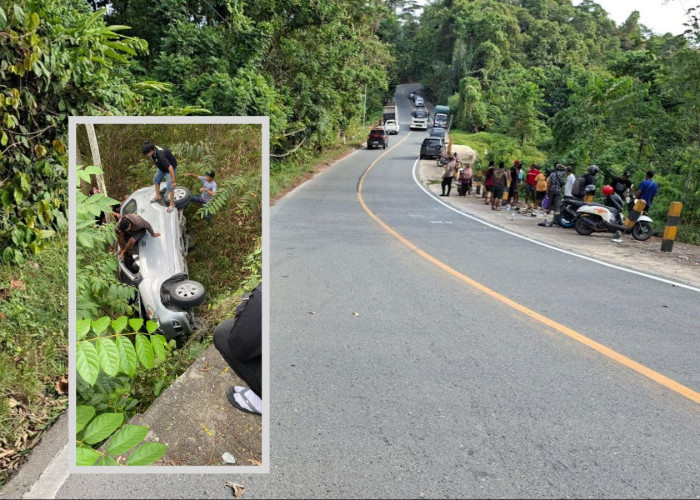 Kecelakaan Mobil dan Motor di Jalan Poros Samboja-Sepaku, 7 Orang Terluka
