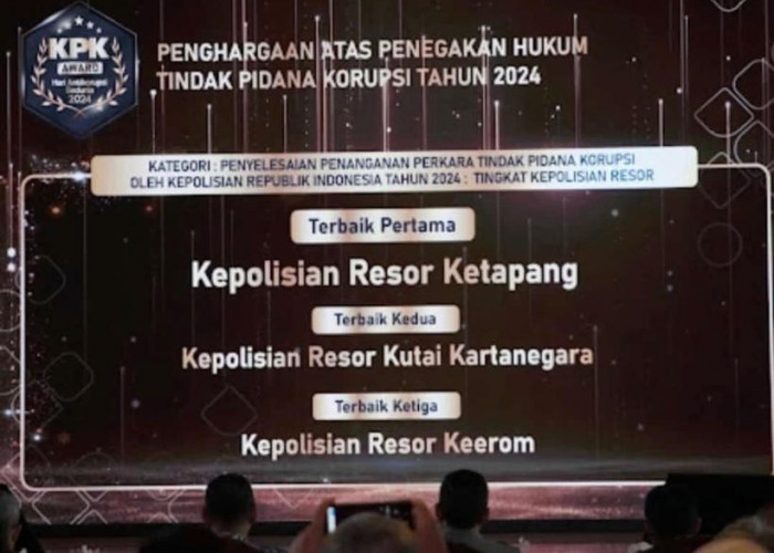 Polres Kukar Raih Penghargaan KPK Award 2024