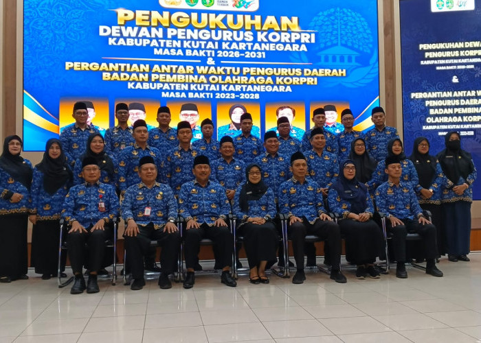 Sunggono Kembali Pimpin Korpri Kukar Periode 2026–2031, Fokus Tingkatkan Kesejahteraan ASN 