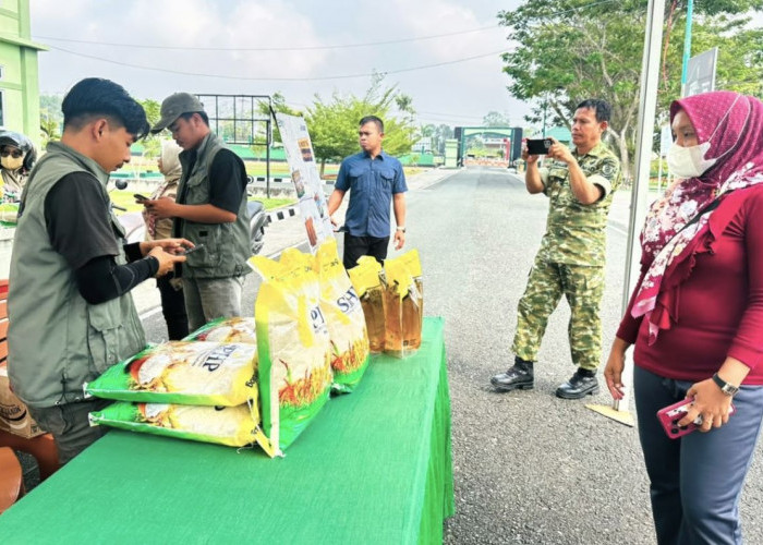 Beras SPHP Lebih Murah, Bawang Merah Banting Harga di Pasar Murah Kodim PPU