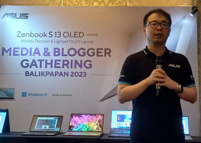  Asus Bawa Laptop dengan Layar Oled dan Military Grade ke Balikpapan