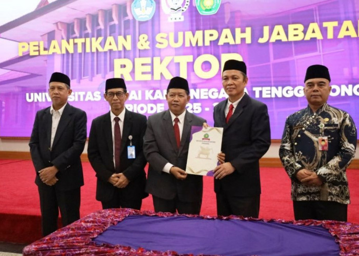 Prof Ince Raden Dilantik sebagai Rektor Unikarta, Soroti Pemenuhan Dosen Bergelar Doktor dan Infrastruktur