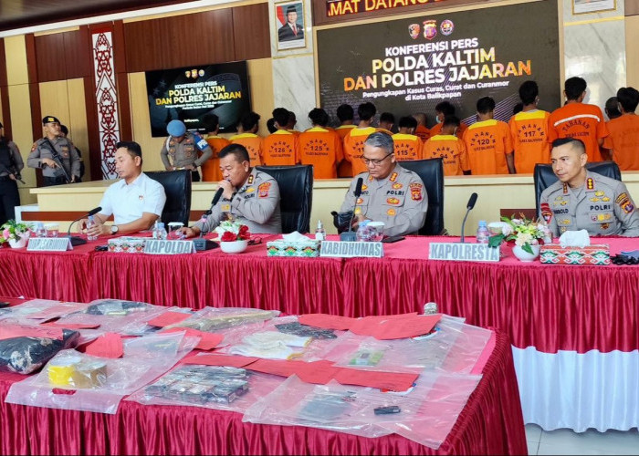 81 Tersangka Street Crime Ditangkap di Kaltim, Didominasi Kasus Pencurian