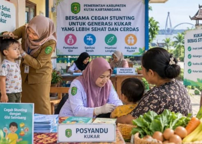 2026, Desa Sungai Bawang Kukar Kejar Target Zero Kasus Stunting 