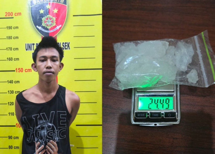 Pengedar Narkoba Asal PPU Diringkus Polres Bontang di Jalan Poros Muara Badak-Samarinda