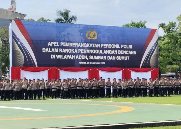 Polri Kirim 300 Personel Tambahan ke Aceh, Percepat Pemulihan Banjir Jelang Ramadan 2026