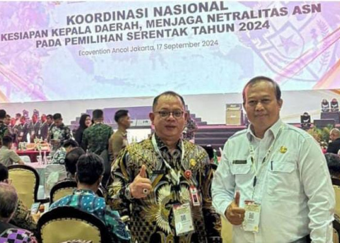 Sekda Mahulu Hadiri Rakornas Netralitas ASN Jelang Pilkada 2024