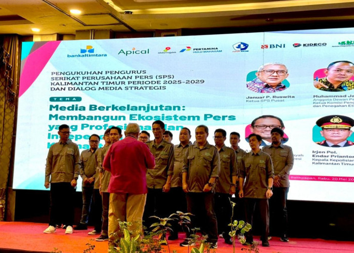 Pengurus Baru SPS Kaltim Dikukuhkan di Balikpapan, Momentum Perkuat Ekosistem Pers Profesional
