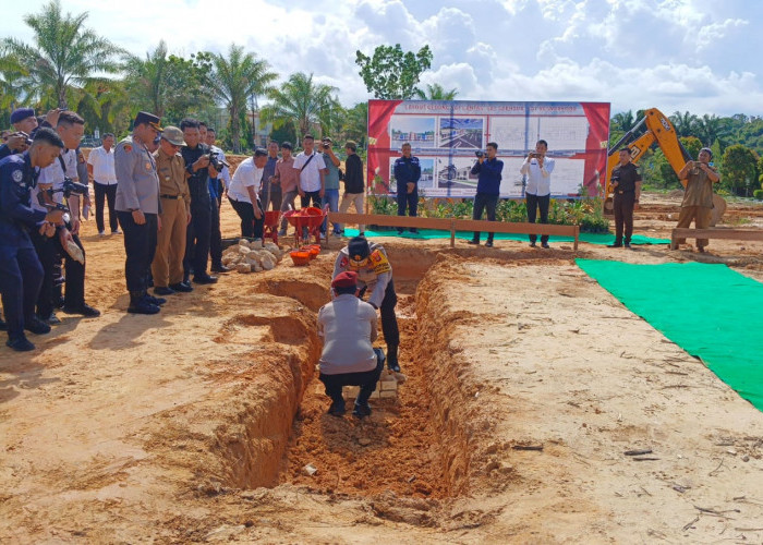 Peletakan Batu Pertama Gedung Sat Resnarkoba, Joni: Dilengkapi Fasilitas Modern