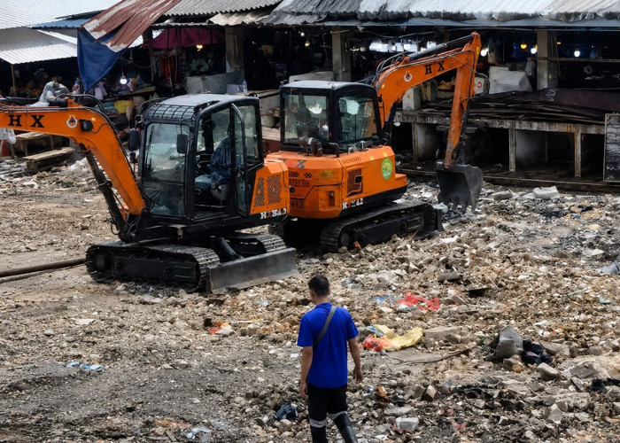 Pedagang Korban Kebakaran Pasar Sepinggan Menunggu Tempat Penampungan Sementara untuk Kembali Berjualan
