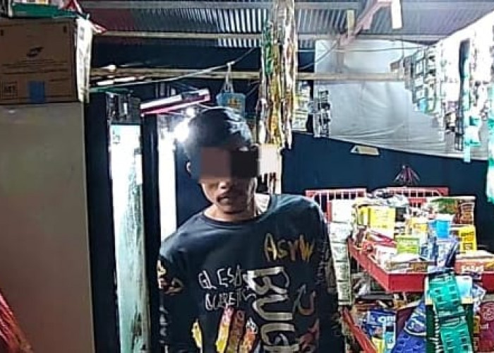 Maling Warung Kelontong di Paser Terekam CCTV, Gasak Uang Jutaan Rupiah