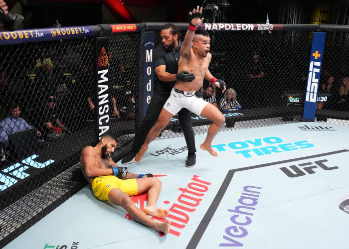 Jeka Saragih jadi Petarung Indonesia Pertama yang Raih Kemenangan di UFC