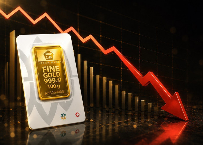 Harga Emas Antam Hari Ini Terkoreksi Rp50 Ribu per Gram