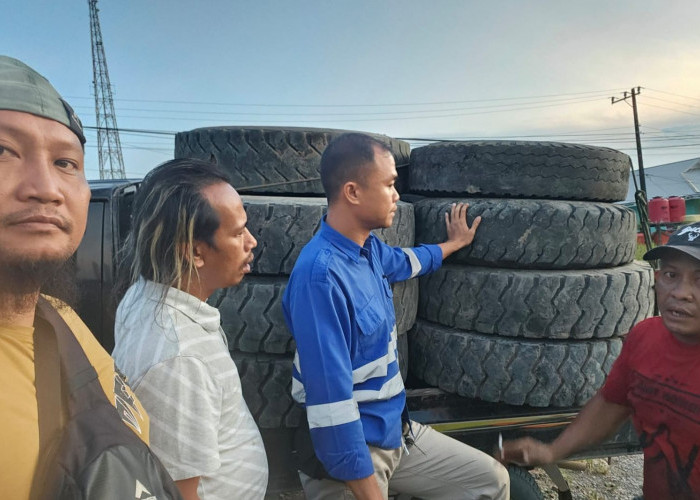 Komplotan Pencuri Tertangkap Berkat Rekaman CCTV, Gondol 13 Ban Truk dan Mobil di Loa Janan