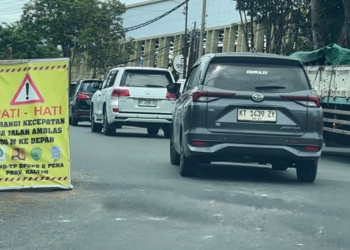 Simpang BJBJ Balikpapan yang Ambles Siap Diperbaiki Secara Permanen, Ini Kata BBPJN 