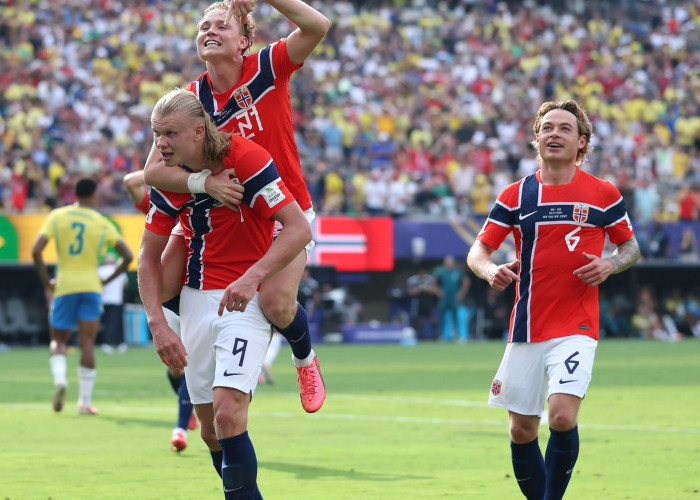 Piala Dunia 2026: 2 Gol Haaland Singkirkan Brasil di Babak 16 Besar, Norwegia Lolos ke Perempat Final