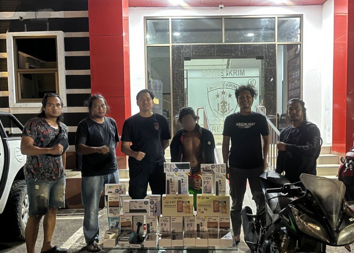 Polisi Bekuk Pelaku Pembobolan Konter Riza Phone di Tanah Grogot