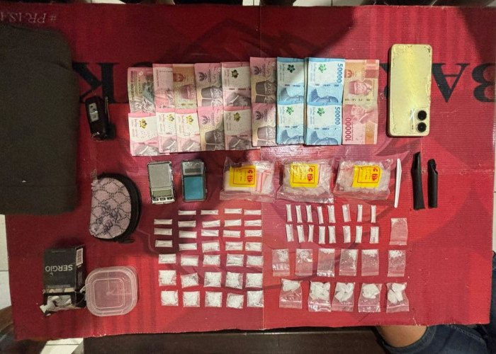 Polres Paser Bongkar Peredaran Narkoba di Tanah Grogot, Sita 62 Paket Sabu Seberat 49,44 Gram