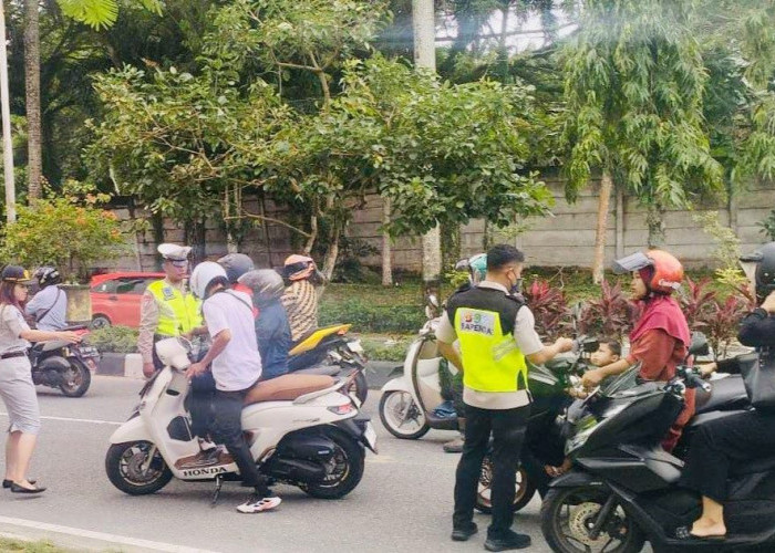 Razia Kendaraan Bermotor di Balikpapan, Ratusan Kendaraan Terjaring