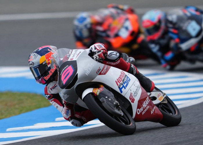 Start di Posisi 17, Veda Ega Mampu Finish Urutan Keenam Moto3 Spanyol 2026