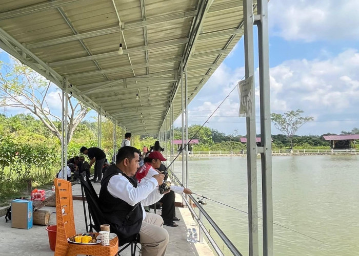 Sambil Mancing, Bupati PPU Paparkan Target Penyediaan Layanan Air Bersih 