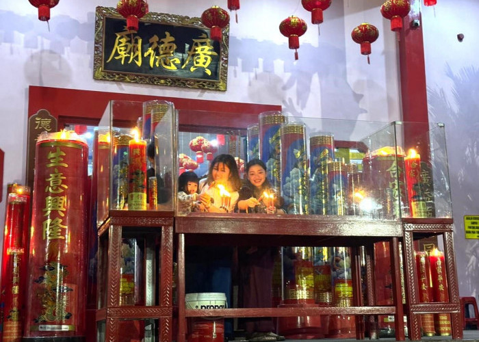 Perayaan Malam Tahun Baru Imlek 2577 di Kelenteng Guang De Miao Balikpapan, Ini Makna Shio Kuda Api