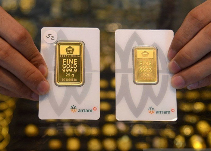 Harga Emas Antam 8 Juli 2026 Turun Rp14.000 Menjadi Rp2.641.000 Per Gram