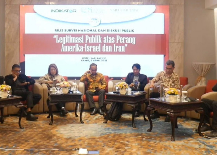 Survei: 4,9 Persen Warga RI Mendukung Serangan AS dan Israel ke Iran, 4,5 Abstain