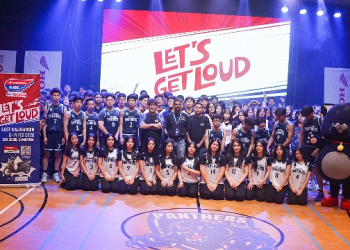 Roadshow Honda DBL With Kopi Good Day 2026 Sambangi SMA Kristen Cita Hati Samarinda