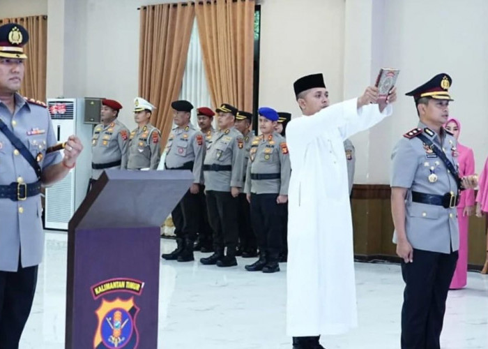 Rotasi Besar-Besaran di Polres Kukar, Kapolres hingga Kapolsek Diganti