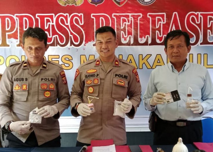 Polres Mahulu Ringkus Pasangan Kumpul Kebo di Mamahak Besar yang Terlibat Narkoba