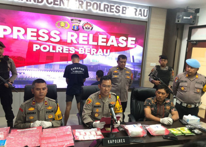 Polres Berau Tangkap Dua Pengedar Narkoba Suruhan Napi Lapas Tarakan