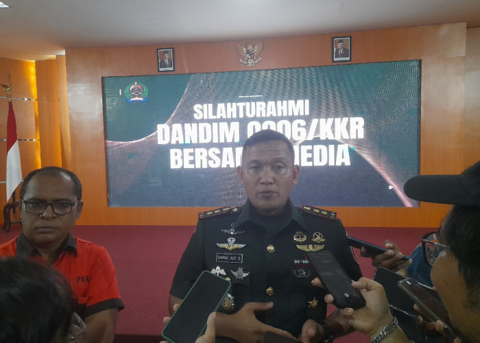 Dandim Kukar Gandeng Media Jaga Kondusifitas Jelang Pilkada