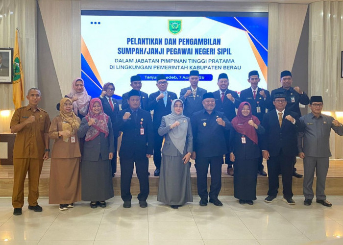 Lantik 11 Pejabat Eselon II, Bupati Berau Ingatkan Pengawasan Masyarakat Semakin Kritis
