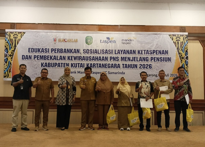 Jelang Masa Pensiun, 250 ASN Kukar Ikuti Sosialisasi Taspen dan Literasi Keuangan 