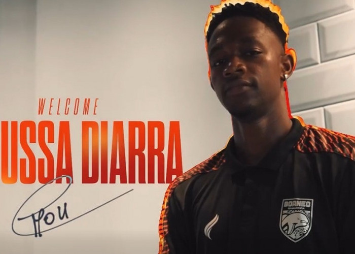Borneo FC Resmi Datangkan Moussa Diarra, Striker Mali Eks Liga Portugal 