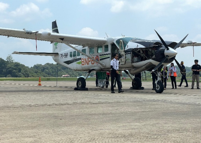 Tangani Kemarau Ekstrem, Pesawat Modifikasi Cuaca Tiba di Berau 